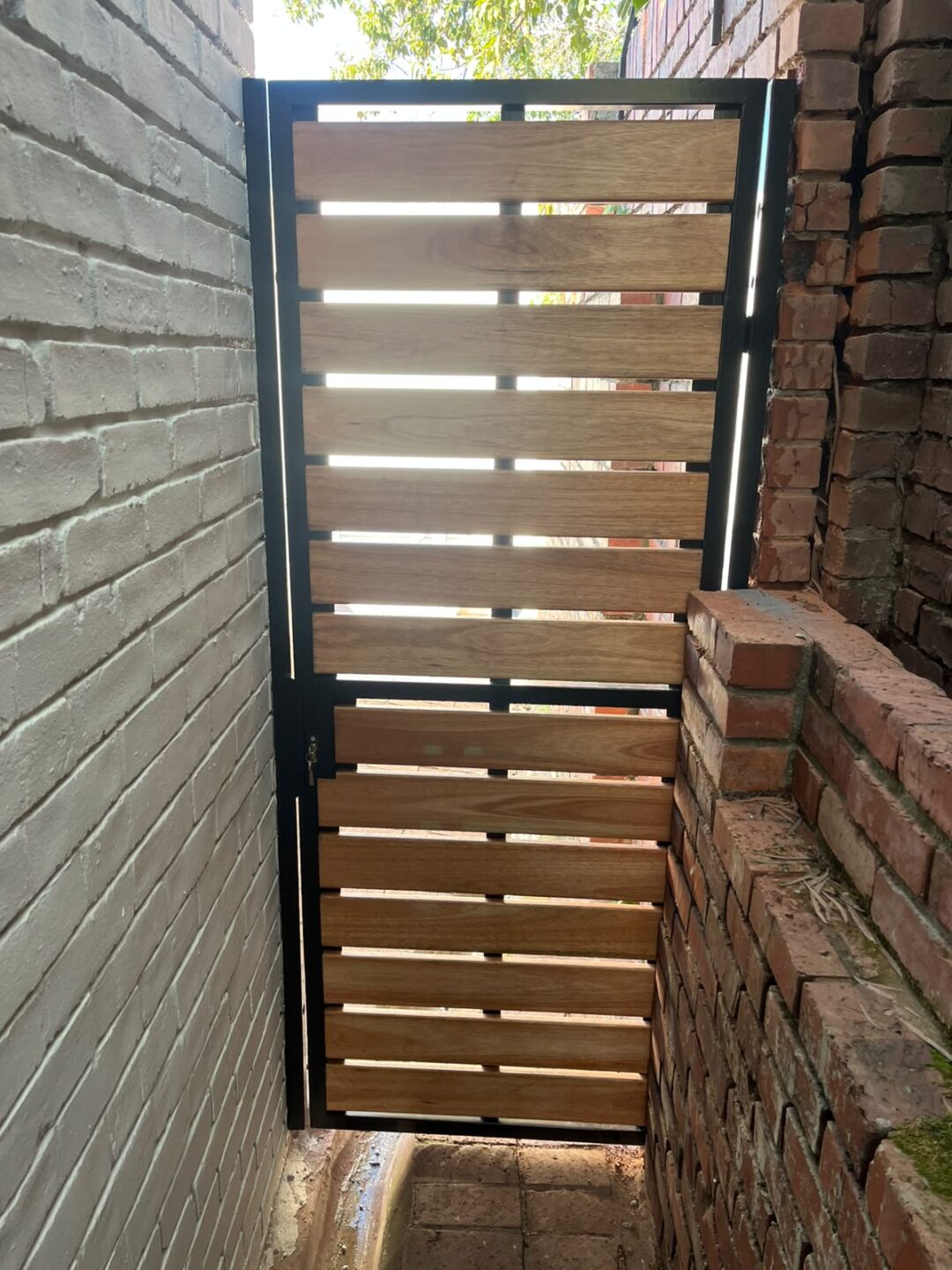 Wood and Steel Pedestrian Gate – Newlands