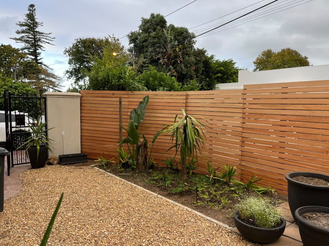 Wood-Clad Steel Fencing, Newlands