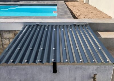Corrugated Metal Pool Pump Cover – Melkbosstrand